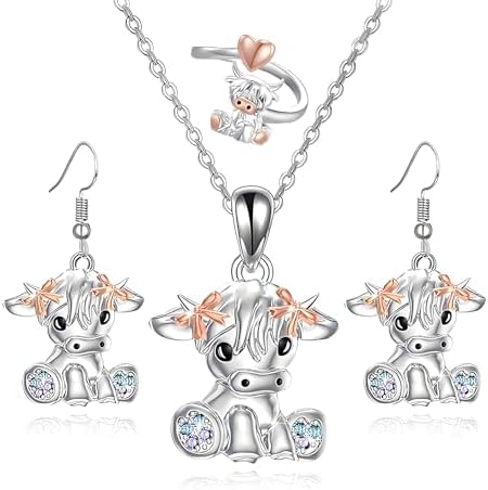 Amazon.com: Leafael Infinity Love Crystal Heart Bundle Jewelry Set